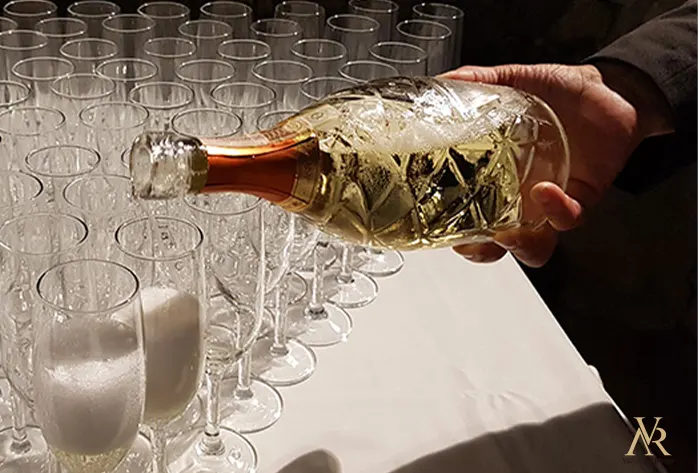 Servizi wedding calice champagne