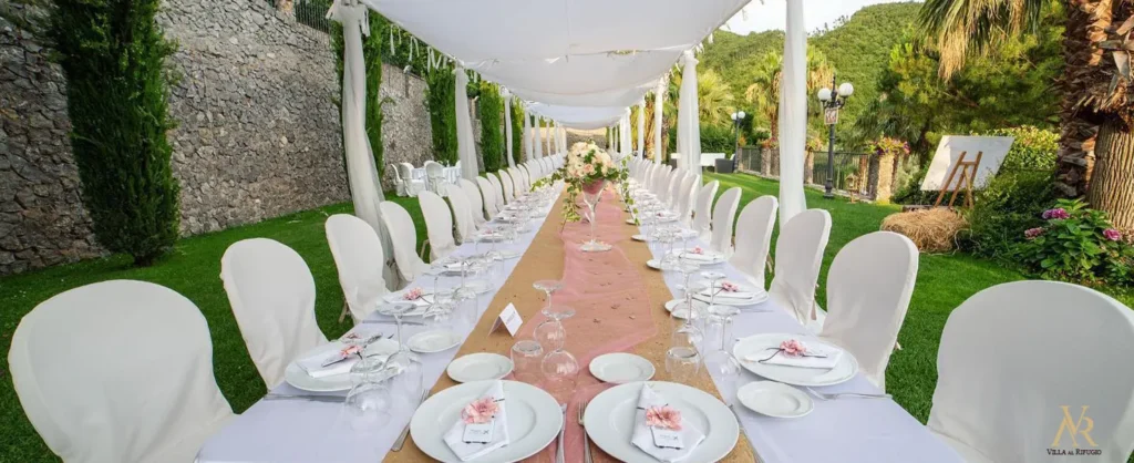 tavolo imperiale con giardino